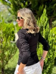POLO FERMUARLI YAKA TRİKO BLUZ