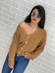 PARLAK TAŞ DÜĞMELİ HIRKA