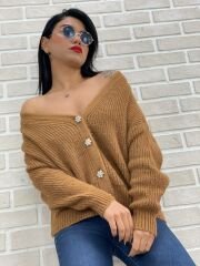 PARLAK TAŞ DÜĞMELİ HIRKA
