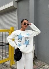 ÜÇ İPLİK ŞARDONLU SWEATSHİRT