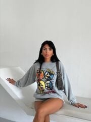 ÜÇ İPLİK ŞARDONSUZ YIKAMALI SWEATSHİRT