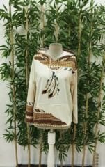 DALGIÇ KUMAŞ ŞARDONLU BLUZ