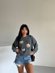 YIKAMALI KUMAŞ SWEAT