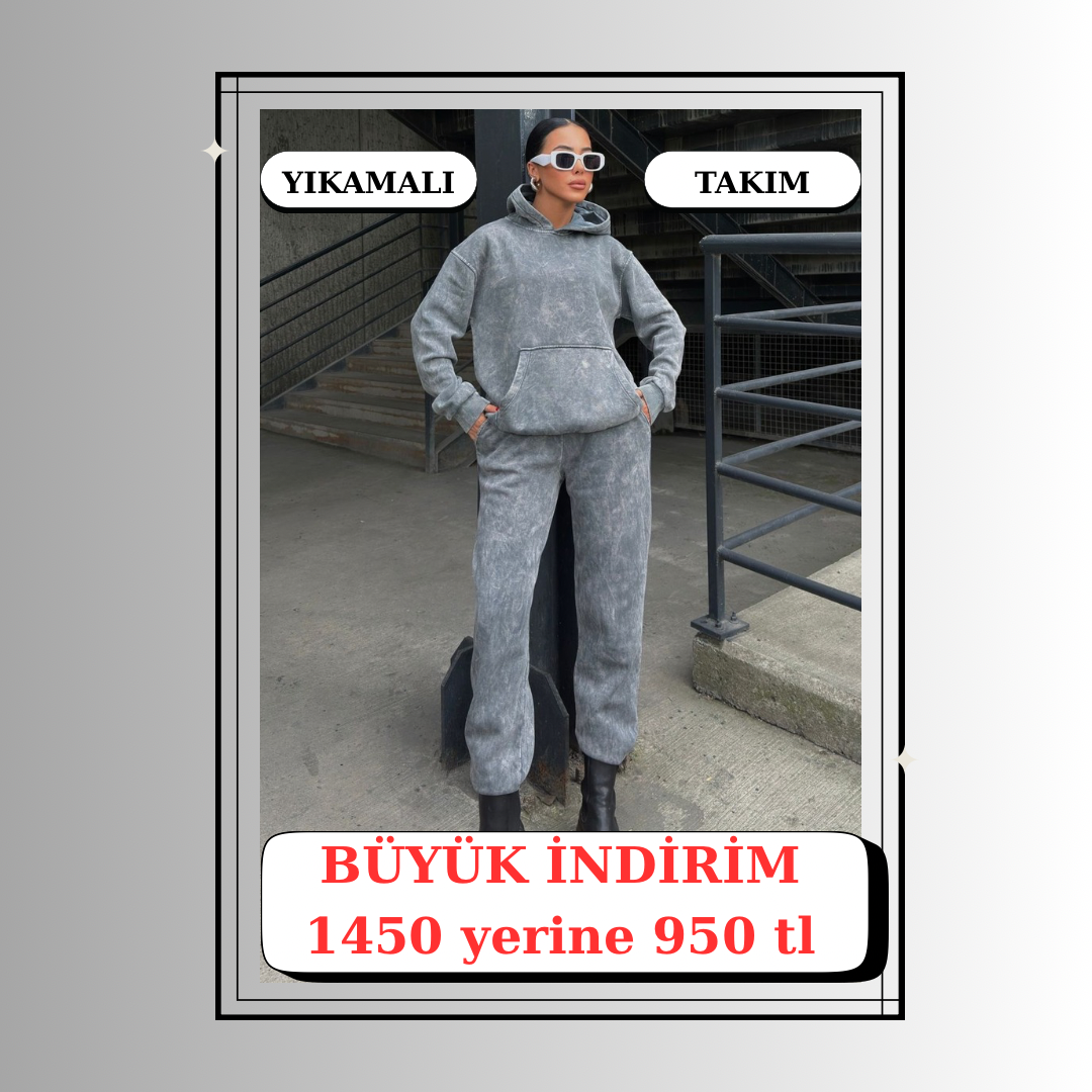 YIKAMALI ÜÇ İPLİK TAKIM