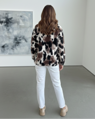 LEOPAR PELUŞ SWEAT