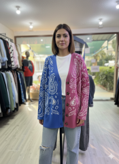 ÇİFT RENK TRİKO HIRKA