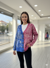 ÇİFT RENK TRİKO HIRKA