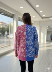 ÇİFT RENK TRİKO HIRKA