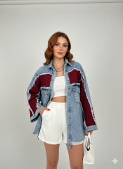 FİLELİ KOT GÖMLEK CEKET