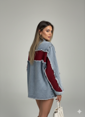 FİLELİ KOT GÖMLEK CEKET