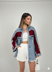 FİLELİ KOT GÖMLEK CEKET