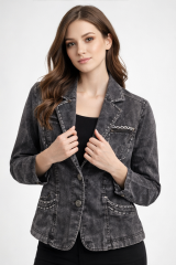 ÖZEL TASARIM KOT GABARDİN BLAZER CEKET