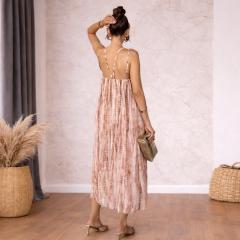 ASTARLI ŞİFON ELBİSE