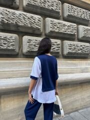 MODAL KUMAŞ GÖMLEK DETAYLI TAKIM