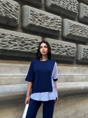 MODAL KUMAŞ GÖMLEK DETAYLI TAKIM