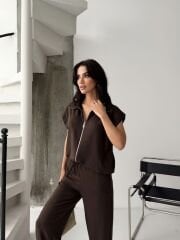 MODAL OYSHO KUMAŞ PARAŞÜT GARNİLİ TAKIM