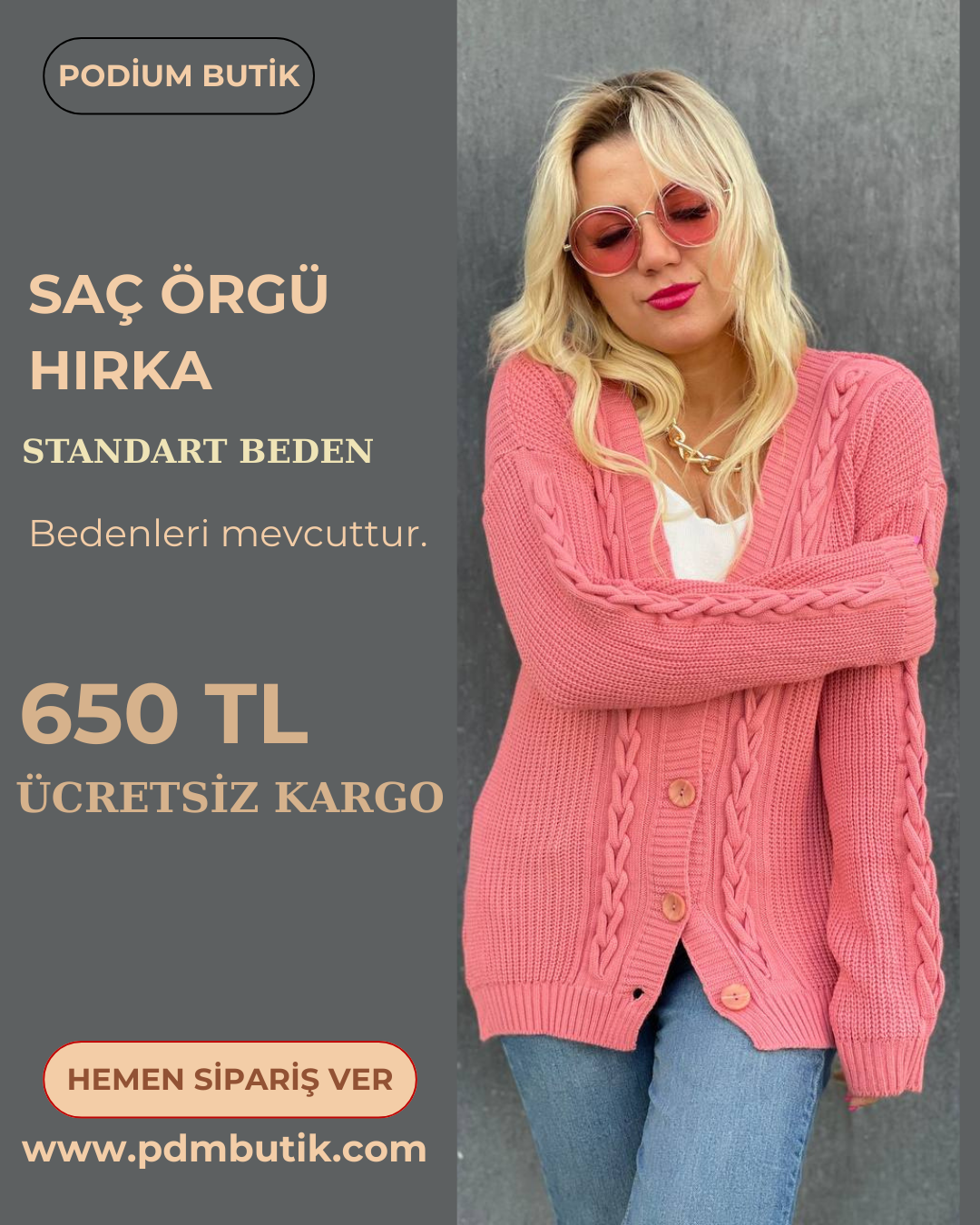 SAÇ ÖRGÜ HIRKA